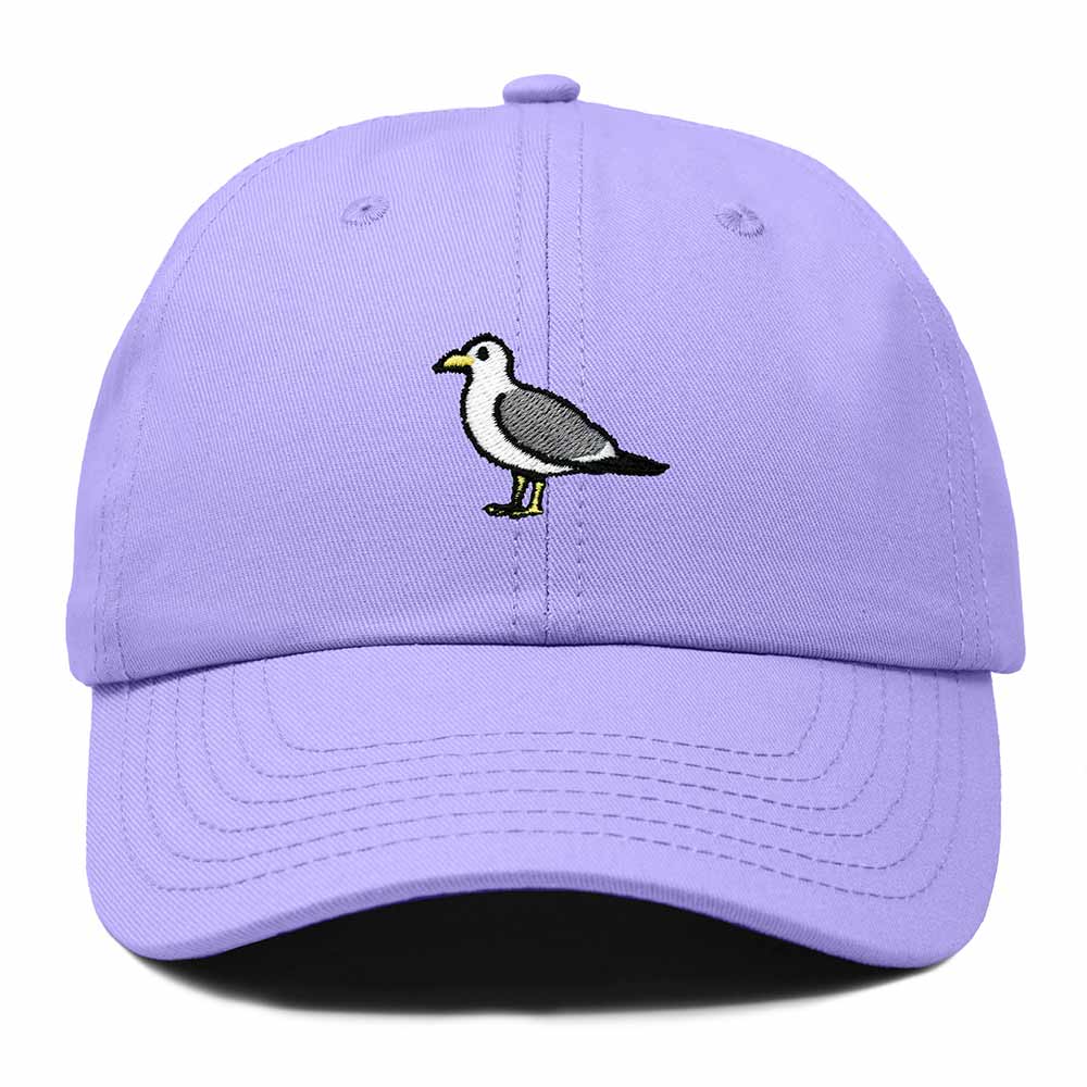 Dalix California Gull Utah Embroidered Bird Cotton Baseball Cap Dad Hat Mens Womens Outdoor Summer in Lavender