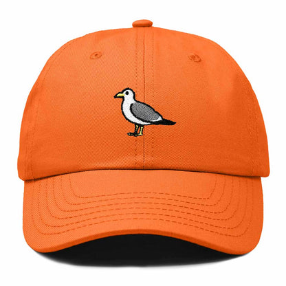 Dalix California Gull Utah Embroidered Bird Cotton Baseball Cap Dad Hat Mens Womens Outdoor Summer in Orange