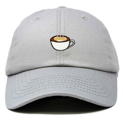 Dalix Cappuccino Embroidered Coffee Brew Cotton Dad Hat Baseball Cap Womens