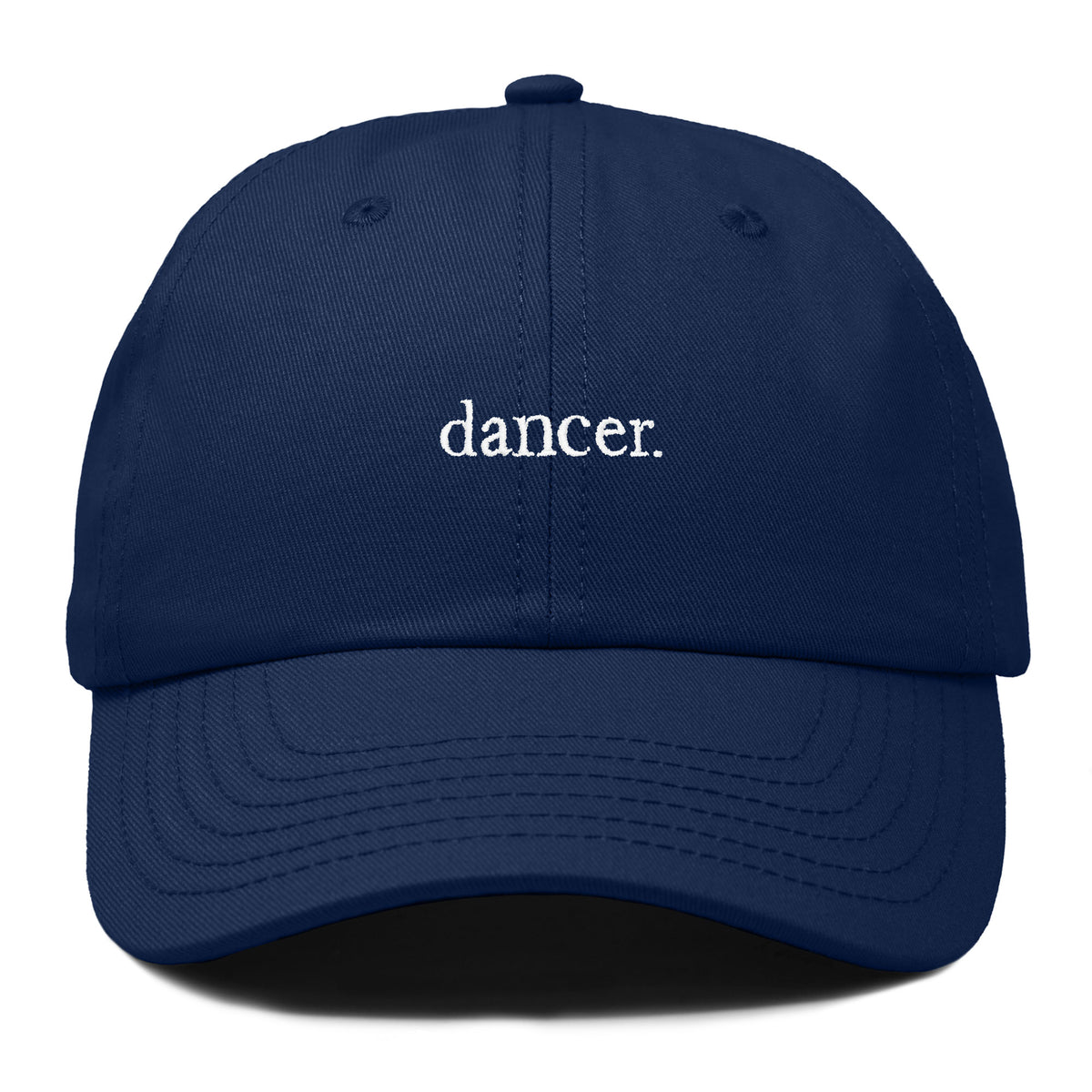 Dalix Dancer Cotton Dad Cap — Navy Blue