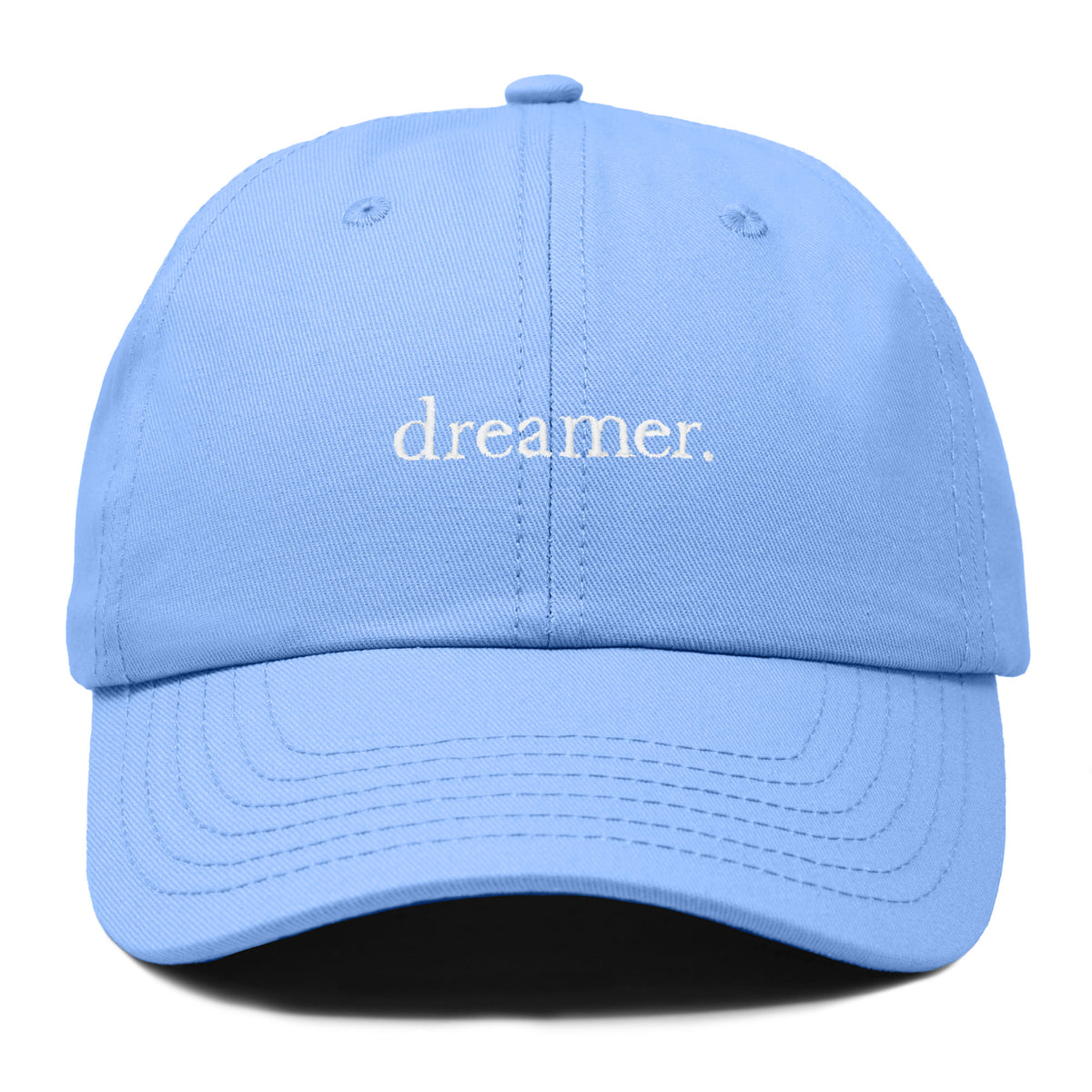 Dalix Dreamer Cotton Dad Cap — Light Blue