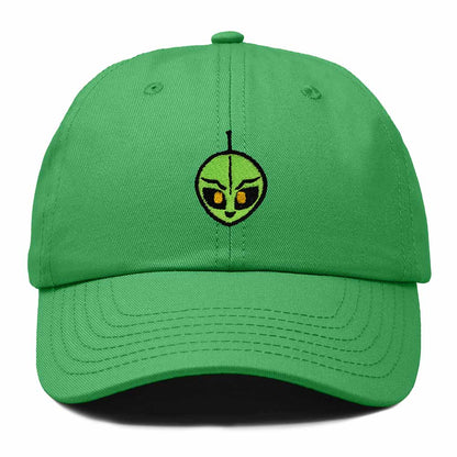 Dalix Duder Alien Embroidered Cotton Space UFO Outdoor Baseball Cap Dad Hat Mens in Kelly Green