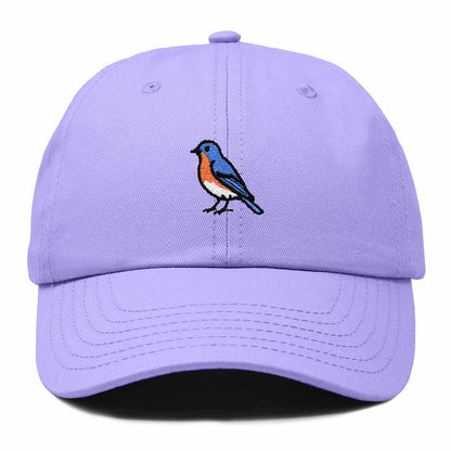 Dalix Eastern Bluebird Missouri Embroidered Bird Cotton Baseball Cap Dad Hat Mens Womens Outdoor Summer in Lavender