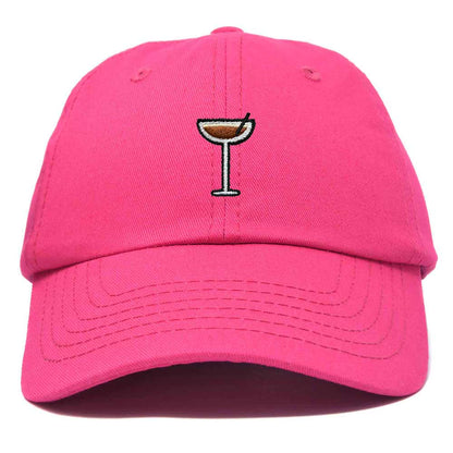 Dalix Coffee Martini Embroidered Cap Cotton Baseball Cute Cool Dad Hat Womens in Hot Pink