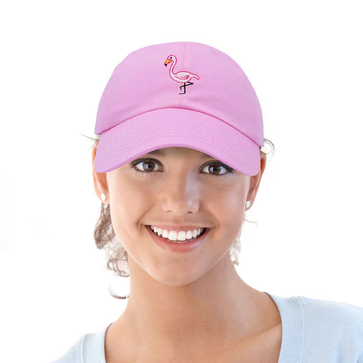 DALIX Toddler Hats for Girls Baseball Cap Kids Hat Infant Girl Caps Light  Pink