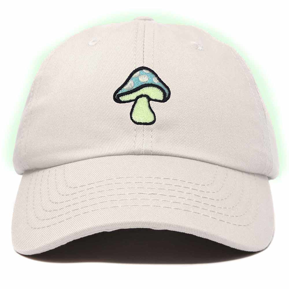 Dalix Mushroom Embroidered Fungi Magic Dad Hat Cotton Baseball Cap Adjustable Mens