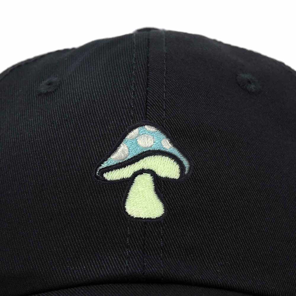 Dalix Mushroom Embroidered Fungi Magic Dad Hat Cotton Baseball Cap Adjustable Mens