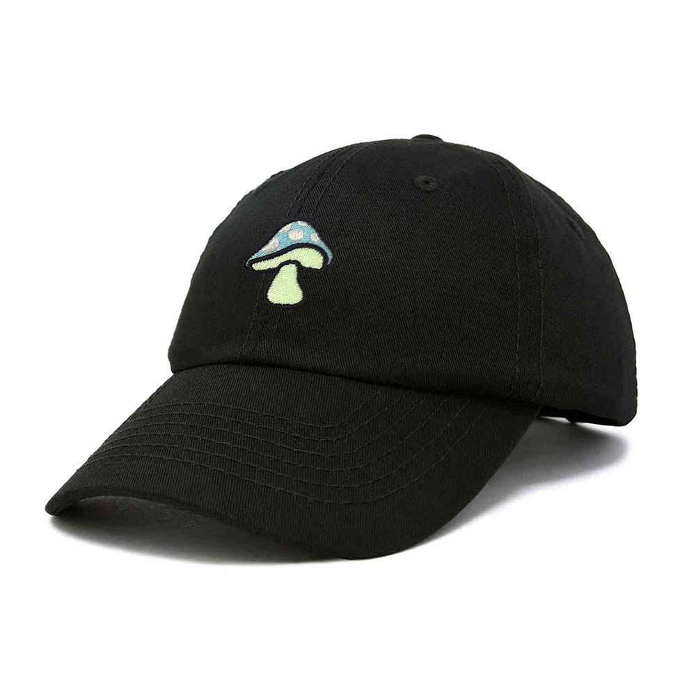 Dalix Mushroom Embroidered Fungi Magic Dad Hat Cotton Baseball Cap Adjustable Mens