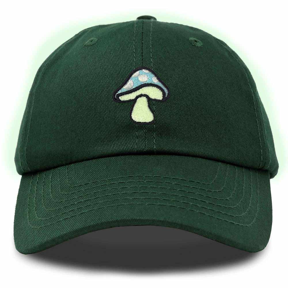 Dalix Mushroom Embroidered Fungi Magic Dad Hat Cotton Baseball Cap Adjustable Mens