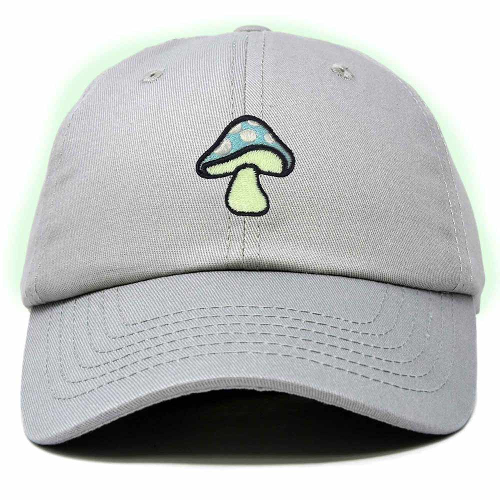 Dalix Mushroom Embroidered Fungi Magic Dad Hat Cotton Baseball Cap Adjustable Mens