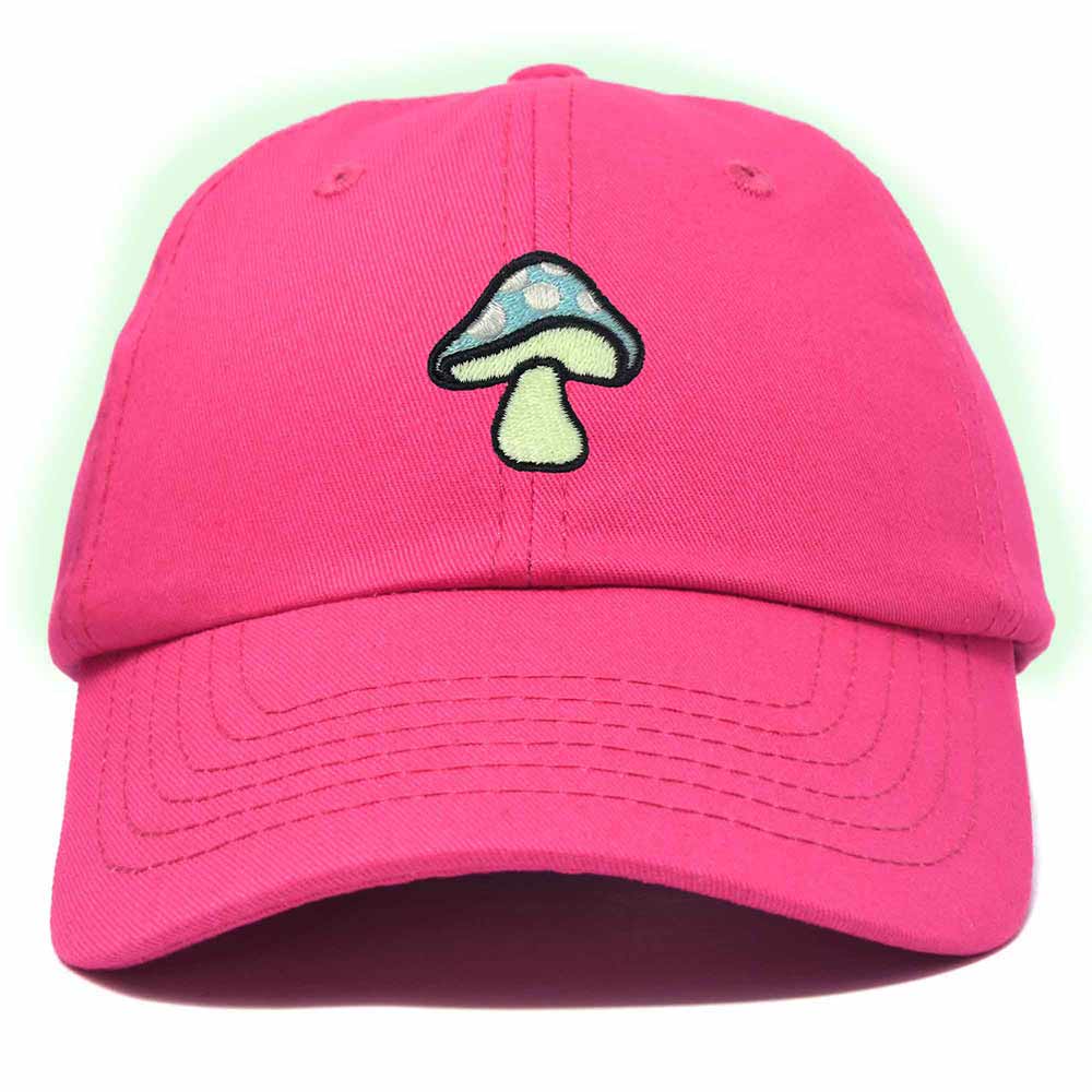 Dalix Mushroom Embroidered Fungi Magic Dad Hat Cotton Baseball Cap Adjustable Mens