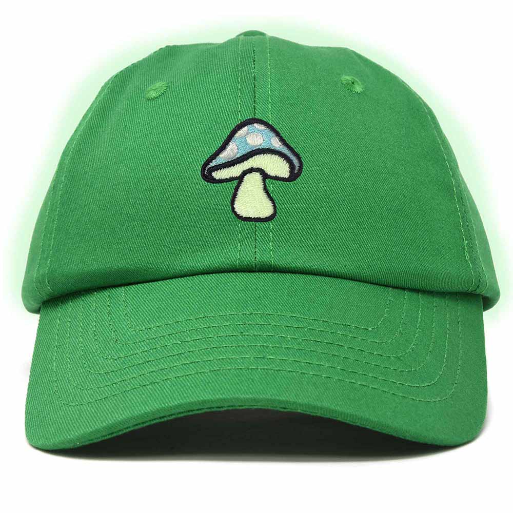 Dalix Mushroom Embroidered Fungi Magic Dad Hat Cotton Baseball Cap Adjustable Mens