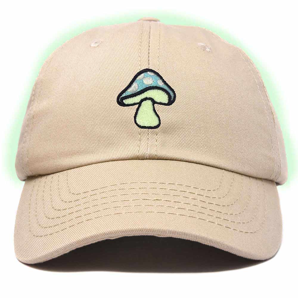 Dalix Mushroom Embroidered Fungi Magic Dad Hat Cotton Baseball Cap Adjustable Mens