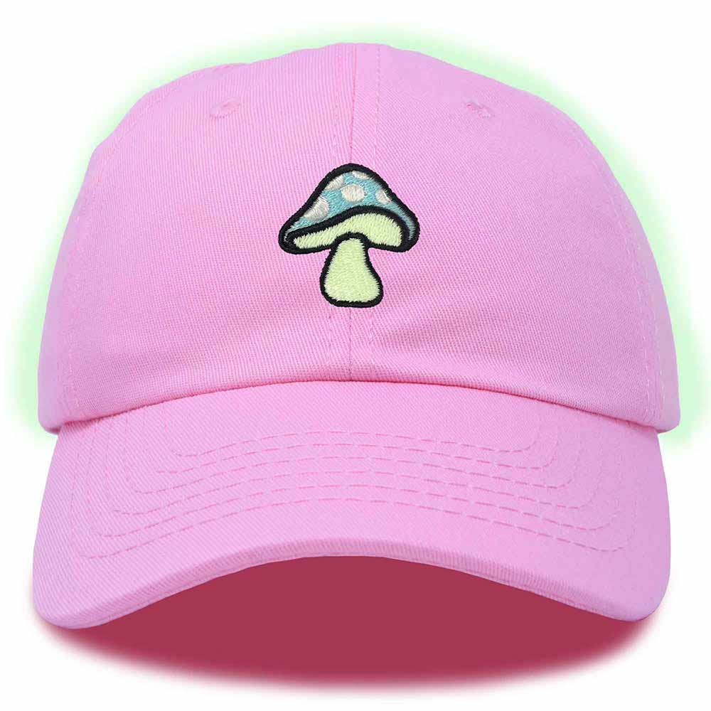 Dalix Mushroom Embroidered Fungi Magic Dad Hat Cotton Baseball Cap Adjustable Mens