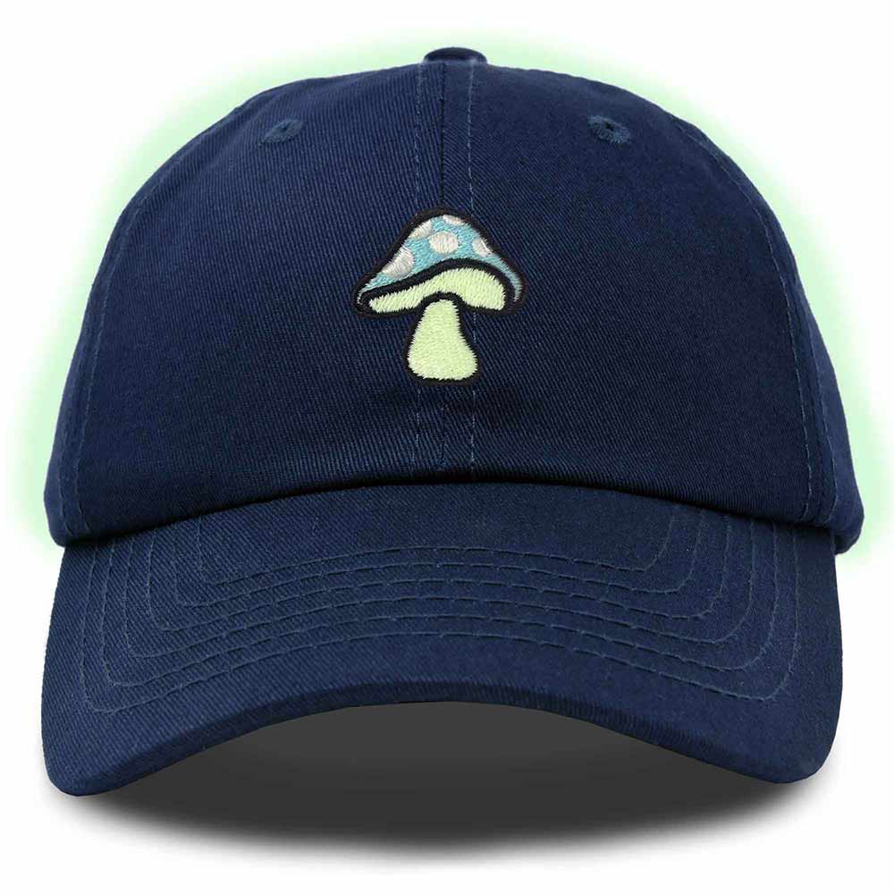 Dalix Mushroom Embroidered Fungi Magic Dad Hat Cotton Baseball Cap Adjustable Mens