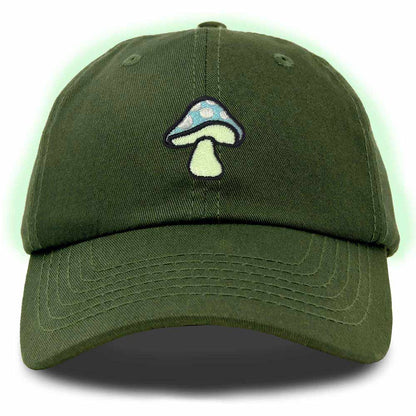 Dalix Mushroom Embroidered Fungi Magic Dad Hat Cotton Baseball Cap Adjustable Mens