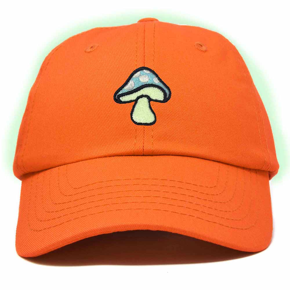 Dalix Mushroom Embroidered Fungi Magic Dad Hat Cotton Baseball Cap Adjustable Mens