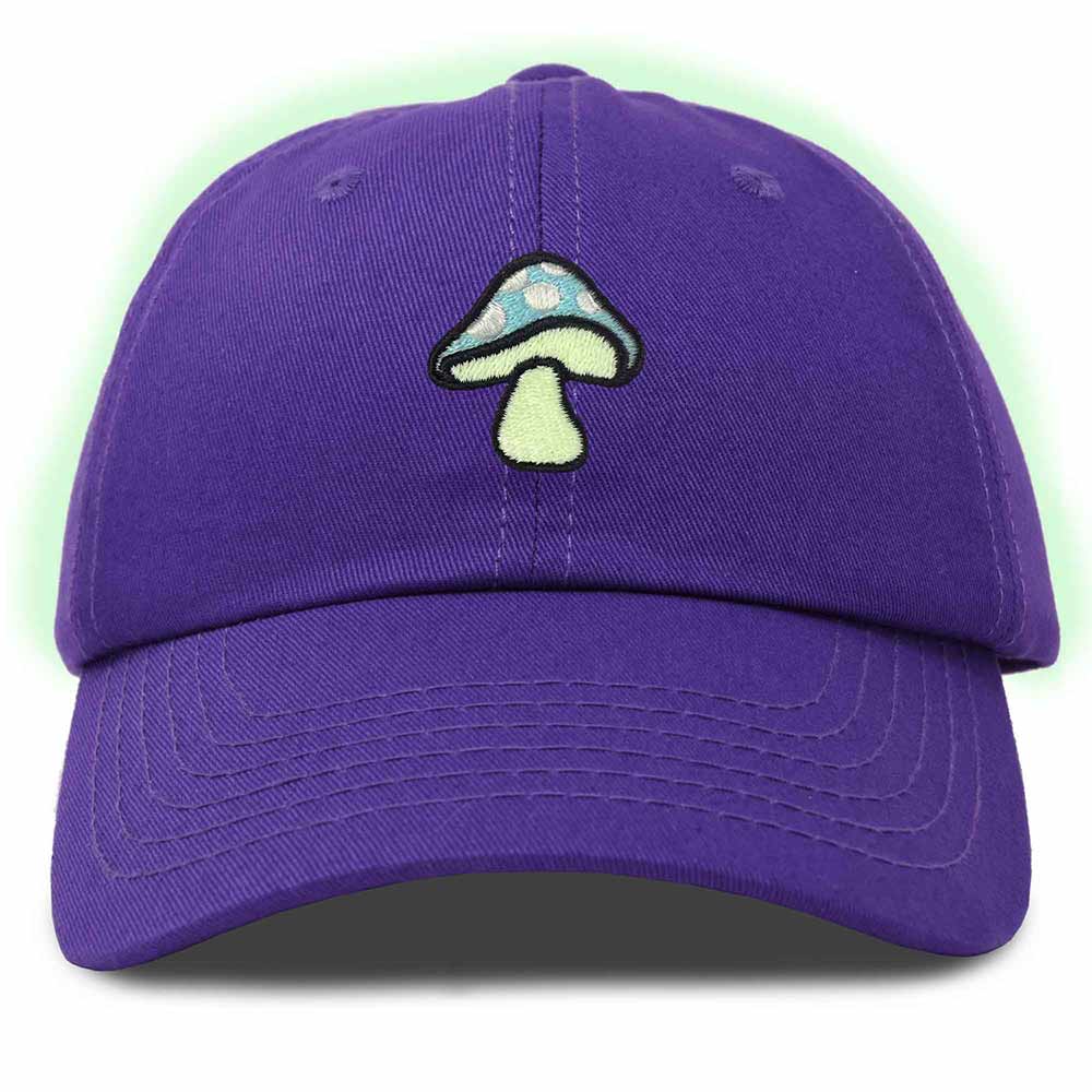 Dalix Mushroom Embroidered Fungi Magic Dad Hat Cotton Baseball Cap Adjustable Mens