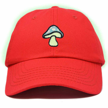 Dalix Mushroom Embroidered Fungi Magic Dad Hat Cotton Baseball Cap Adjustable Mens