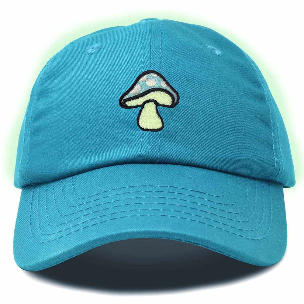Dalix Mushroom Embroidered Fungi Magic Dad Hat Cotton Baseball Cap Adjustable Mens