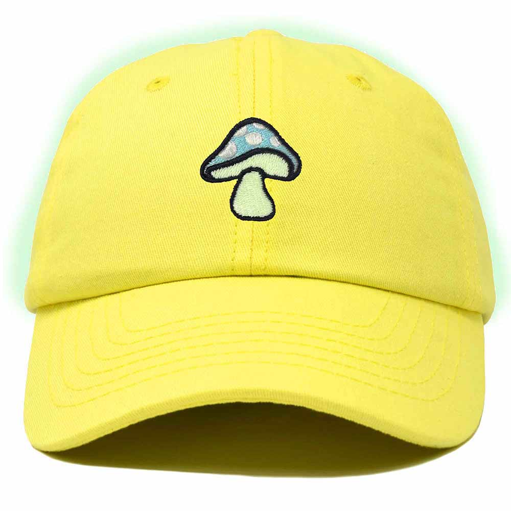 Dalix Mushroom Embroidered Fungi Magic Dad Hat Cotton Baseball Cap Adjustable Mens