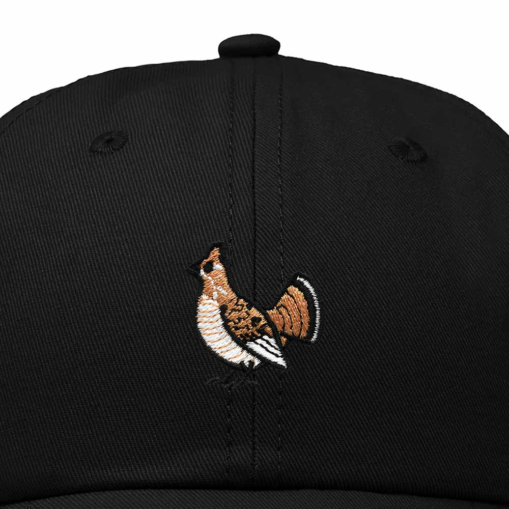 Dalix Ruffed Grouse Pennsylvania Embroidered Bird Cotton Baseball Cap Dad Hat Mens Womens Outdoor Summer in Black