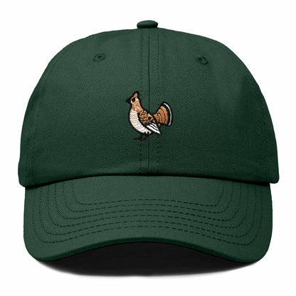 Dalix Ruffed Grouse Pennsylvania Embroidered Bird Cotton Baseball Cap Dad Hat Mens Womens Outdoor Summer in Dark Green