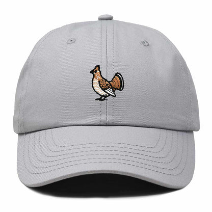 Dalix Ruffed Grouse Pennsylvania Embroidered Bird Cotton Baseball Cap Dad Hat Mens Womens Outdoor Summer in Gray