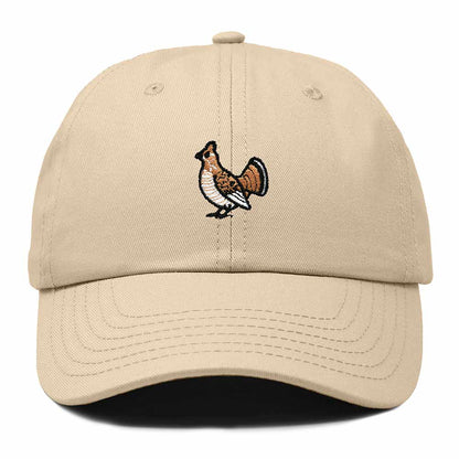 Dalix Ruffed Grouse Pennsylvania Embroidered Bird Cotton Baseball Cap Dad Hat Mens Womens Outdoor Summer in Khaki