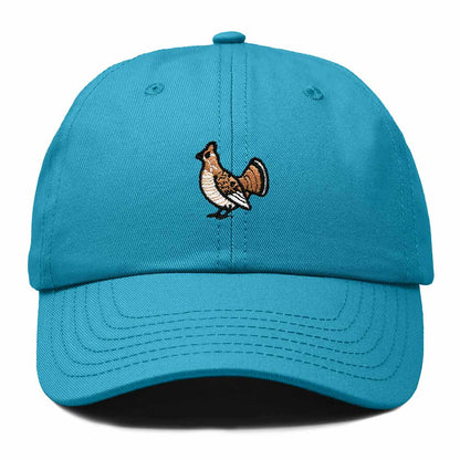 Dalix Ruffed Grouse Pennsylvania Embroidered Bird Cotton Baseball Cap Dad Hat Mens Womens Outdoor Summer in Teal