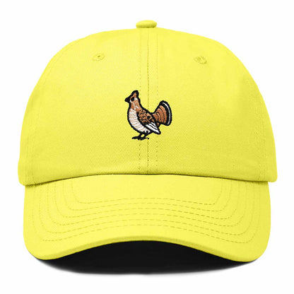 Dalix Ruffed Grouse Pennsylvania Embroidered Bird Cotton Baseball Cap Dad Hat Mens Womens Outdoor Summer in Yellow