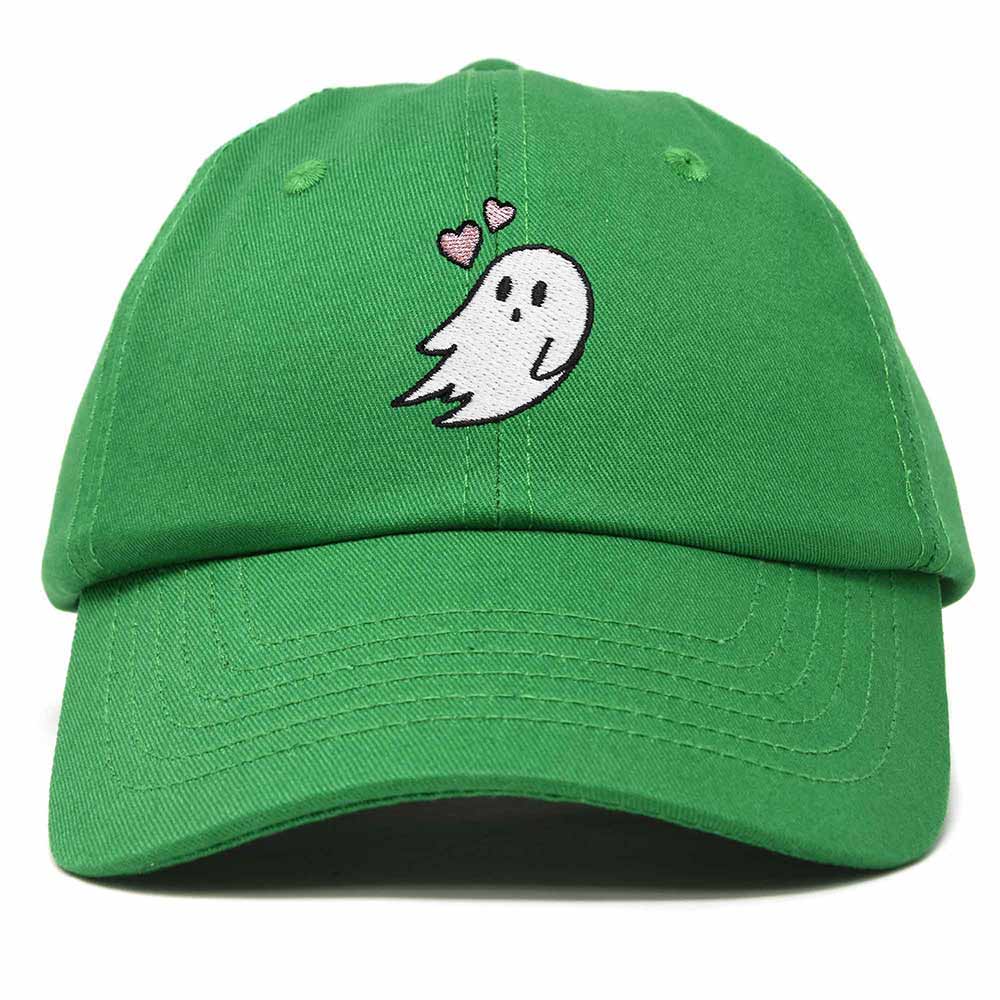 Dalix Heartly Ghost Embroidered Mens Womens Cotton Dad Hat Baseball Cap Adjustable