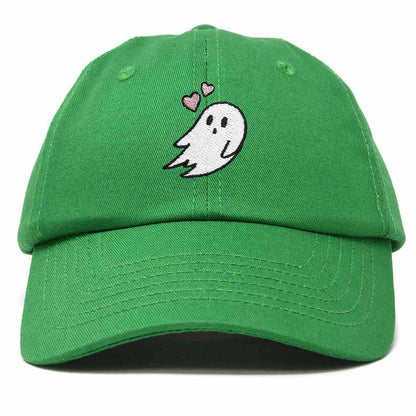 Dalix Heartly Ghost Embroidered Mens Womens Cotton Dad Hat Baseball Cap Adjustable