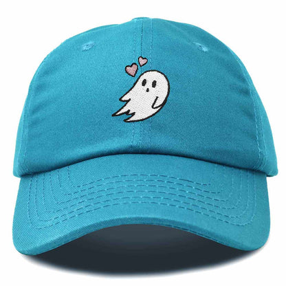 Dalix Heartly Ghost Embroidered Mens Womens Cotton Dad Hat Baseball Cap Adjustable