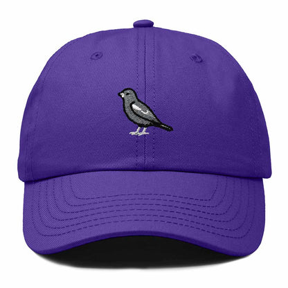 Dalix Lark Bunting Colorado Embroidered Bird Cotton Baseball Cap Dad Hat Mens Womens Outdoor Summer in Purple