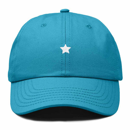 Dalix Lil Star Embroidered Cotton Cap Outdoor Dad Hat Womens in Teal