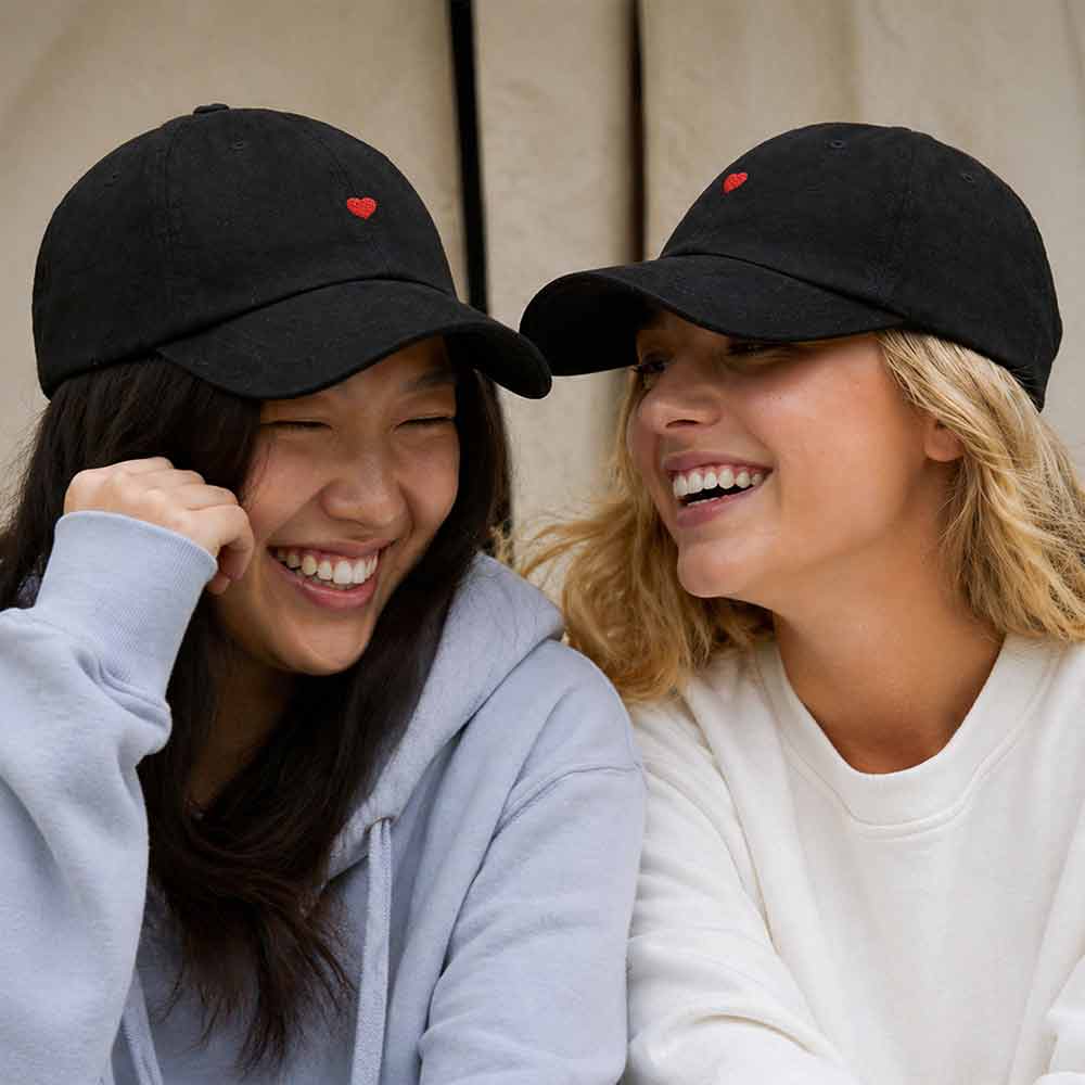 Dalix Lil Red Heart Dad Cap