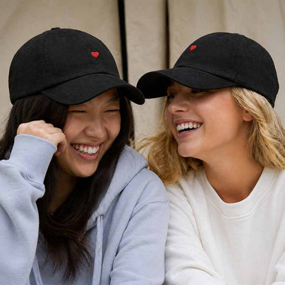 Dalix Lil Red Heart Dad Cap