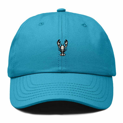 Dalix Lobster Embroidered Adjustable Cotton Twill Dad Hat for Women in Teal