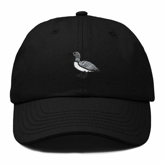 Dalix Common Loon Minnesota Embroidered Bird Cotton Baseball Cap Dad Hat Mens Womens Outdoor Summer in Black