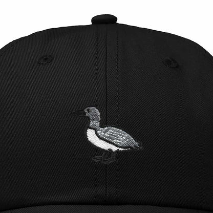Dalix Common Loon Minnesota Embroidered Bird Cotton Baseball Cap Dad Hat Mens Womens Outdoor Summer in Black