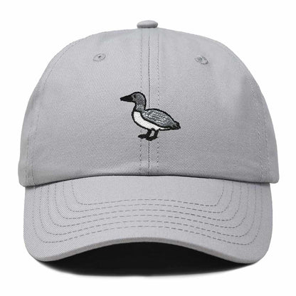 Dalix Common Loon Minnesota Embroidered Bird Cotton Baseball Cap Dad Hat Mens Womens Outdoor Summer in Gray