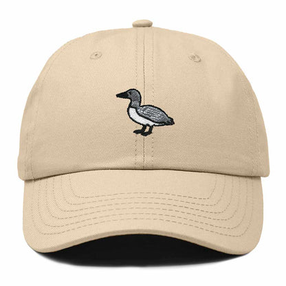 Dalix Common Loon Minnesota Embroidered Bird Cotton Baseball Cap Dad Hat Mens Womens Outdoor Summer in Khaki