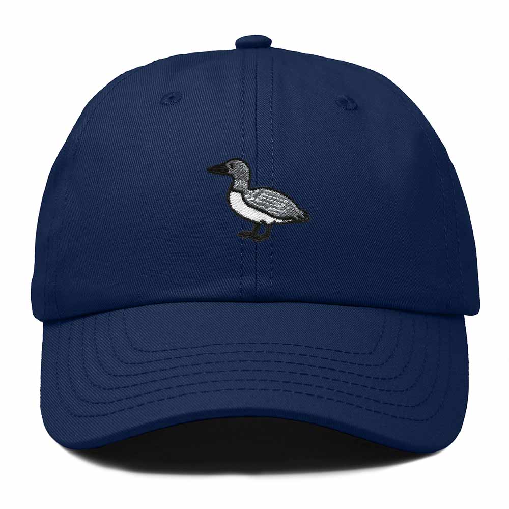 Dalix Common Loon Minnesota Embroidered Bird Cotton Baseball Cap Dad Hat Mens Womens Outdoor Summer in Navy Blue
