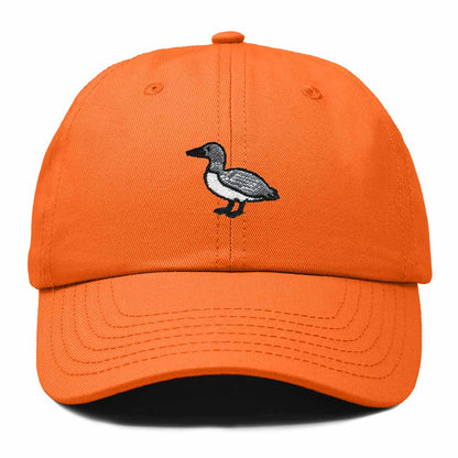 Dalix Common Loon Minnesota Embroidered Bird Cotton Baseball Cap Dad Hat Mens Womens Outdoor Summer in Orange