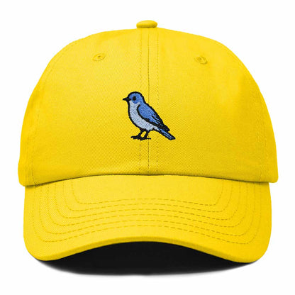Dalix Mountain Bluebird Idaho Embroidered Bird Cotton Baseball Cap Dad Hat Mens Womens Outdoor Summer in Gold