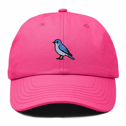 Dalix Mountain Bluebird Nevada Embroidered Bird Cotton Baseball Cap Dad Hat Mens Womens Outdoor Summer in Hot Pink