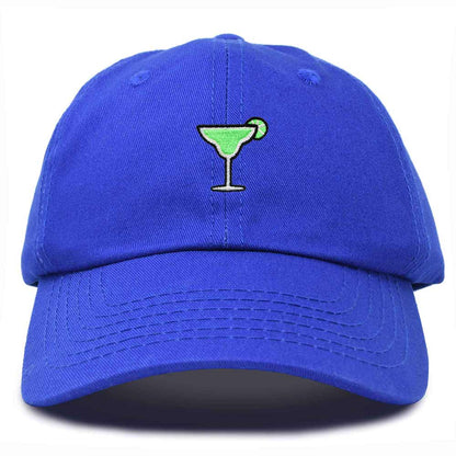 Dalix Margarita Embroidered Cap Cotton Baseball Cute Cool Dad Hat Womens in Royal Blue