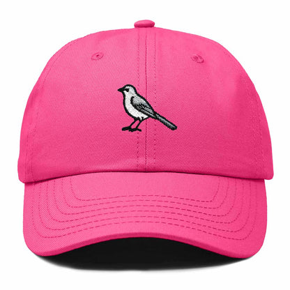 Dalix Northern Mockingbird Mississippi Embroidered Bird Cotton Baseball Cap Dad Hat Mens Womens Outdoor Summer in Hot Pink
