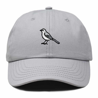 Dalix Northern Mockingbird Tennessee Embroidered Bird Cotton Baseball Cap Dad Hat Mens Womens Outdoor Summer in Gray